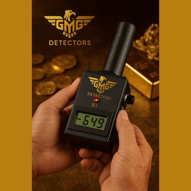 GMG X5 Gold and Silver Detector | Long Range VLF & IR Treasure Finder