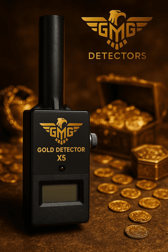 GMG X5 Gold and Silver Detector | Long Range VLF &amp; IR Treasure Finder